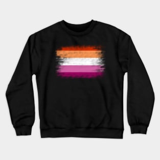 Lesbian Flag Crewneck Sweatshirt